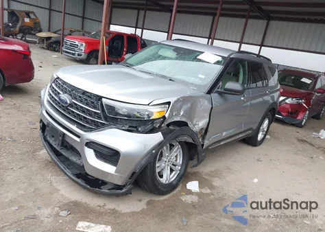 2021 Ford Explorer Xlt z USA, uszkodzony, nr VIN 1FMSK8DH1MGA52666